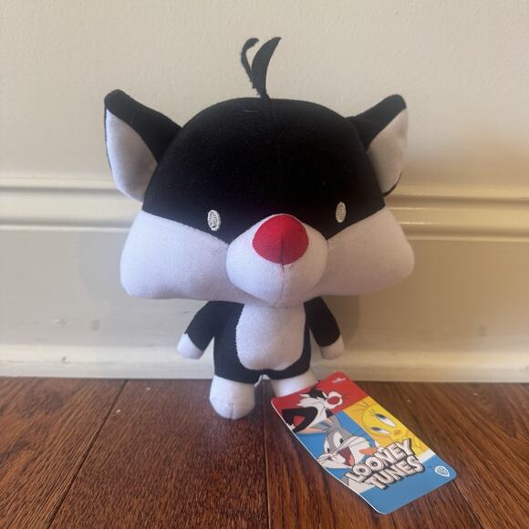 NWT Looney Tunes Chibi Sylvester 7" Toy Factory Baby Plush Stuffed Cartoon Cat - Picture 3 of 14